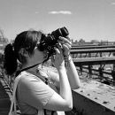 Photographer, Brooklyn Bridge, 4th July 2010