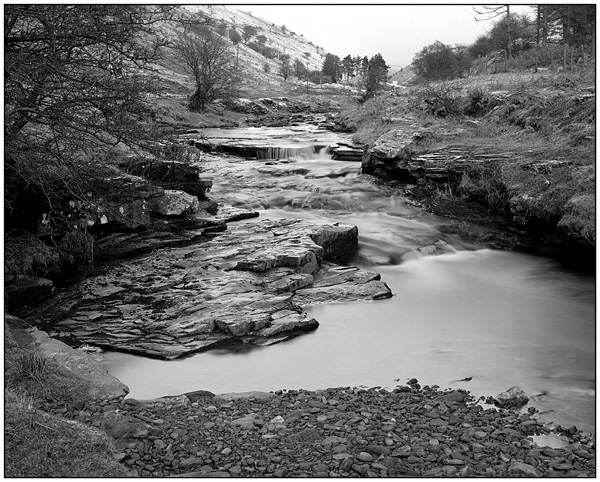 <em>Mountain stream, South Wales</em>
